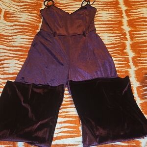 Forever 21 Deep Purple Velvet Dress